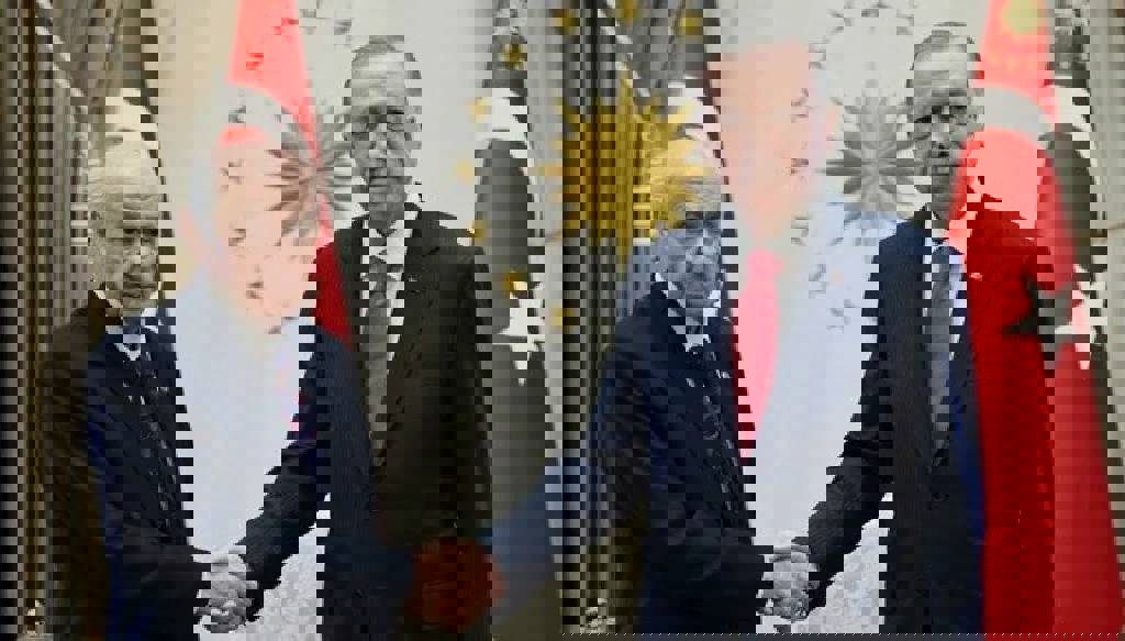 Cumhurbaşkanı Erdoğan, Bahçeli ile görüştü… İki lider Beştepe'de bir araya geldi