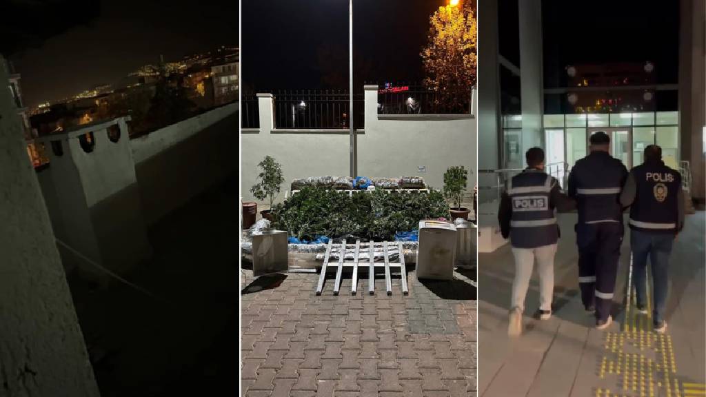 İzmir polisinden akıl almaz taktik! Zehir evini bacadan tüten kokudan buldular...