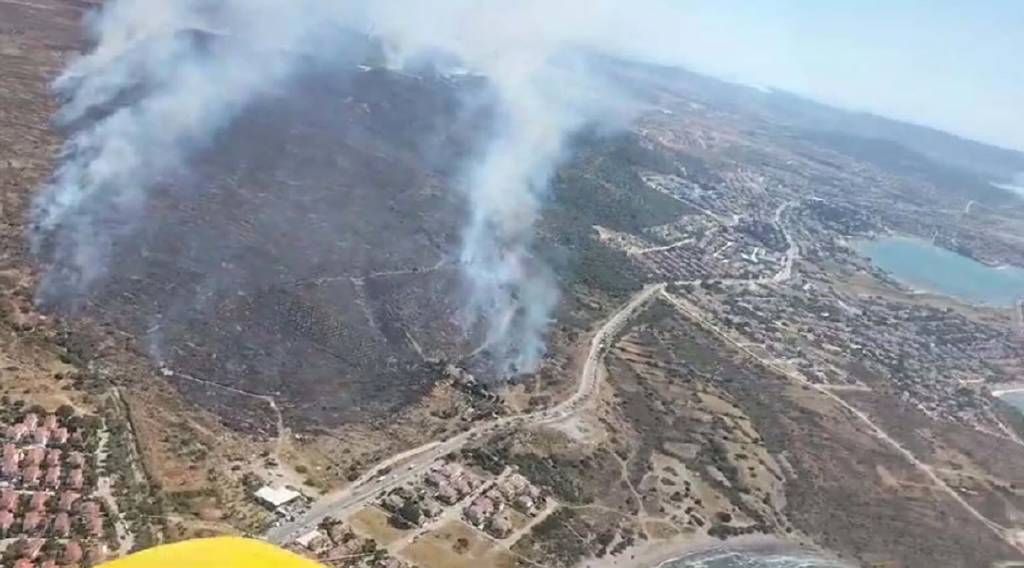 Çeşme'de orman yangını! 3 kişi hayatını kaybetti