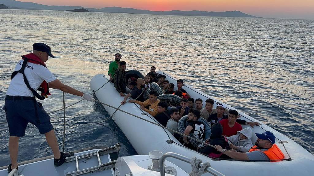 Bodrum'da 78 düzensiz göçmen kurtarıldı