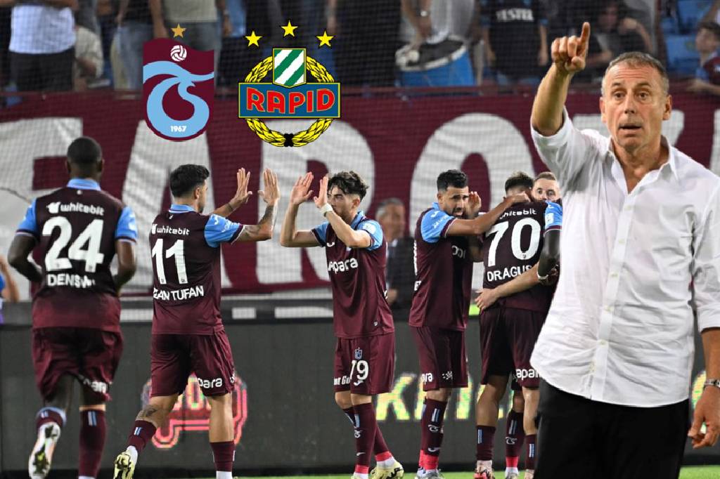 Trabzonspor - Rapid Wien maçı ilk 11'leri belli oldu