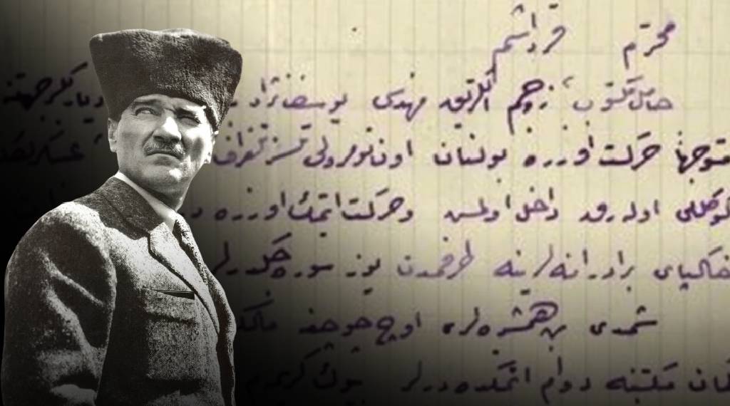 Atatürk'ün el yazısından... Süt kardeşe mektup...