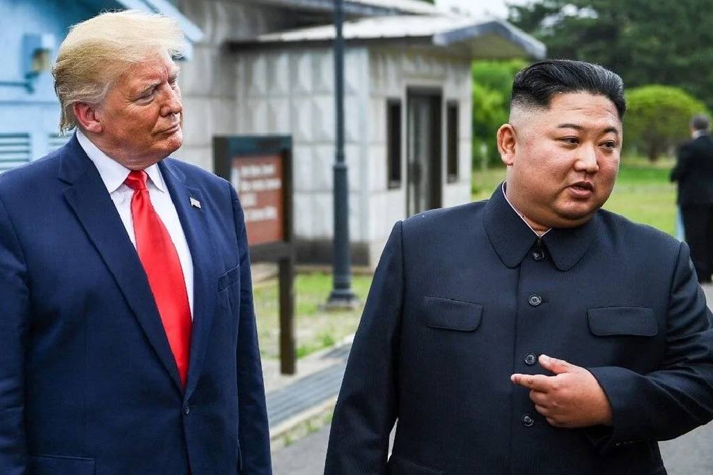 Donald Trump, Harris’e Kuzey Kore’den yürüdü… ‘O ülkeden yürüyerek geçen ilk kişiyim’