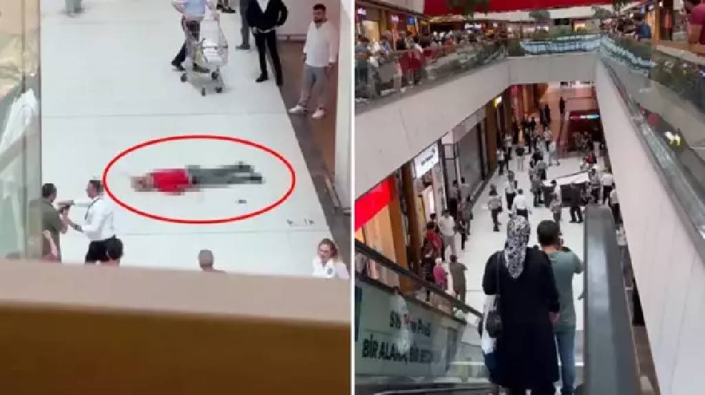 AVM'de korkunç ölüm: 3. kattan düştü