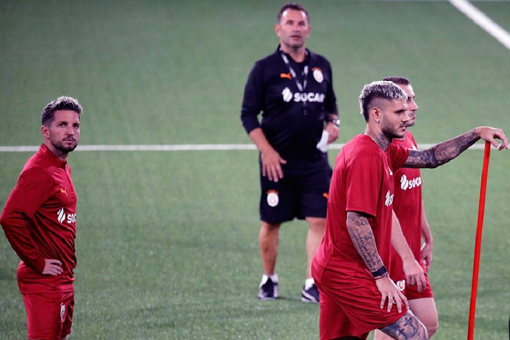 Galatasaray, Çaykur Rizespor maçı için yaptığı antrenmanla hazırlıklarını sürdürüyor