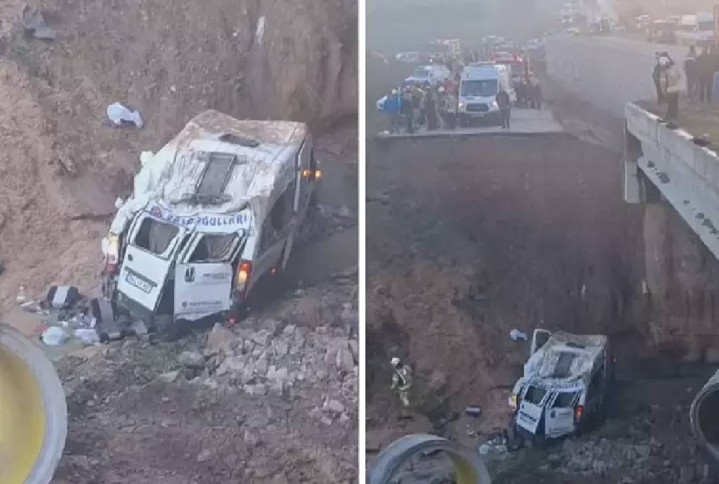 İstanbul Tuzla'da servis minibüsü şarampole yuvarlandı! 3 ölü, 15 yaralı