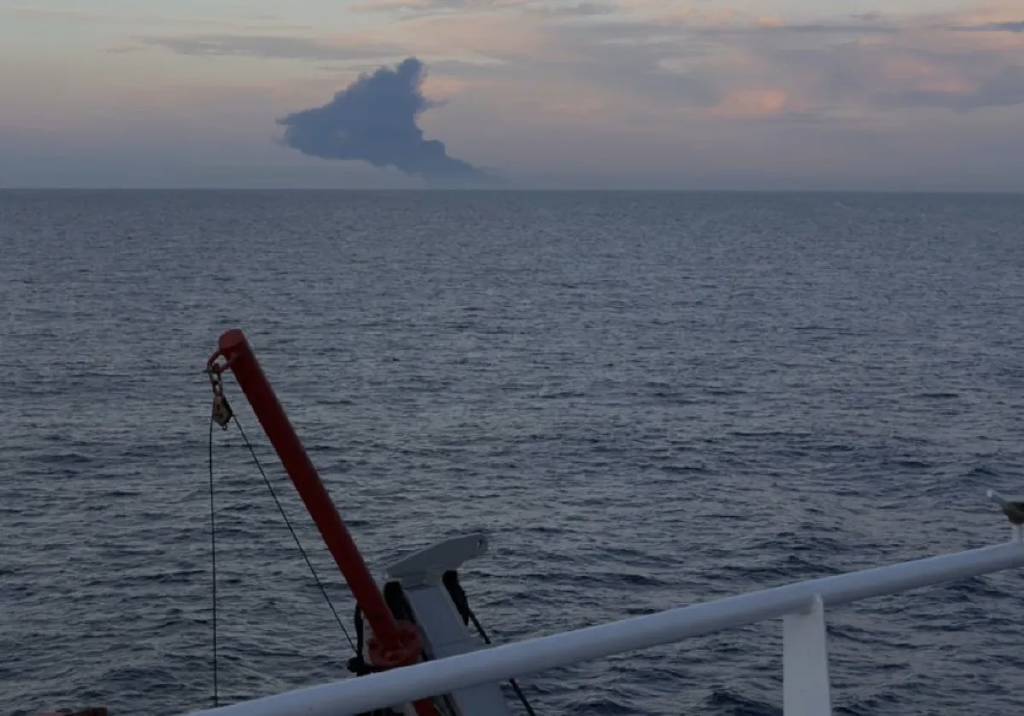 Kocaeli açıklarında patlama meydana geldi