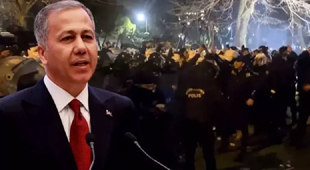Bakan Yerlikaya duyurdu: Bu geceki gösterilerde 97 şüpheli gözaltına alındı