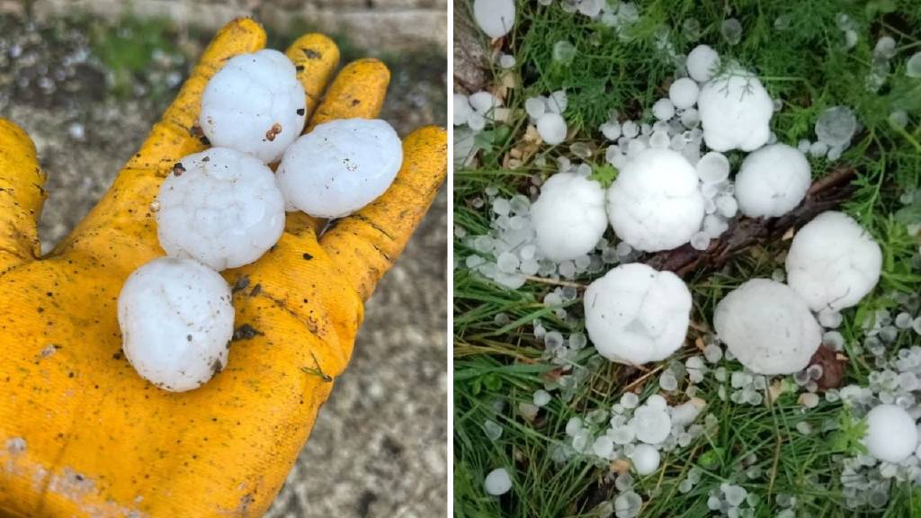 Kahramanmaraş'a ceviz büyüklüğünde dolu yağdı