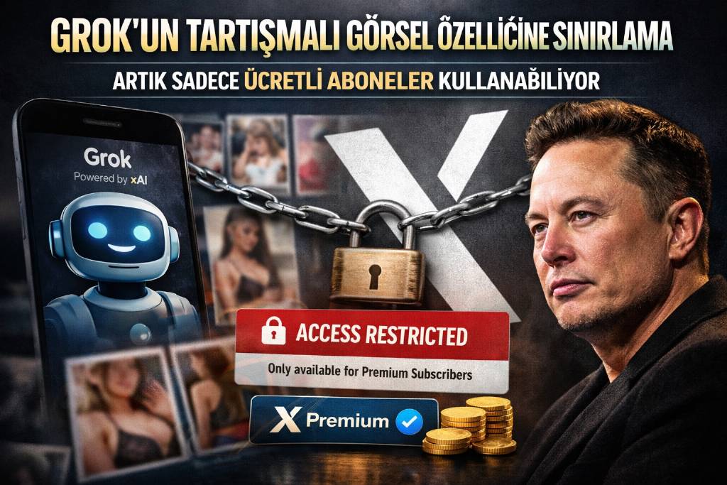 Grok görsel düzenleme özelliğine kısıtlama getirdi