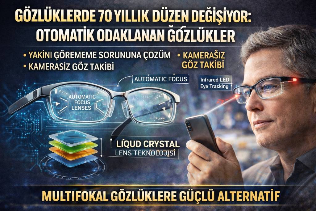 70 yıllık gözlük düzeni değişiyor: Otomatik odaklanan lens dönemi