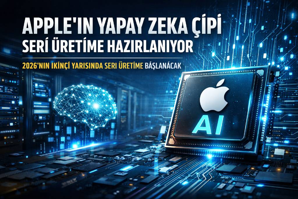 Apple'ın yapay zeka çipi üretime başlıyor