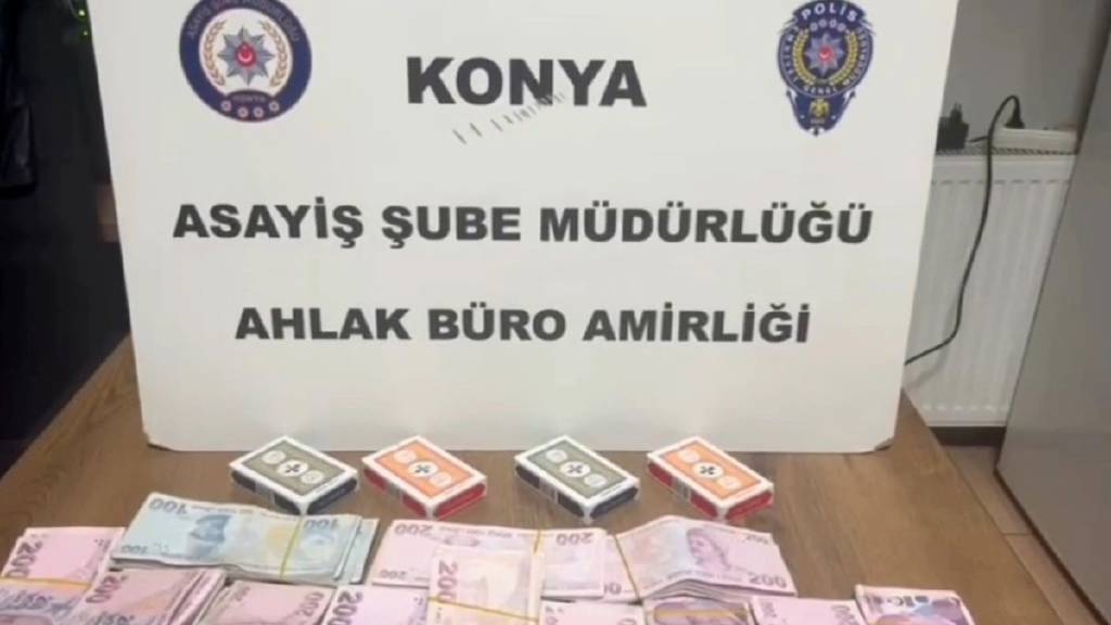 Konya'da kumar operasyonu: 22 kişiye 255 bin lira ceza