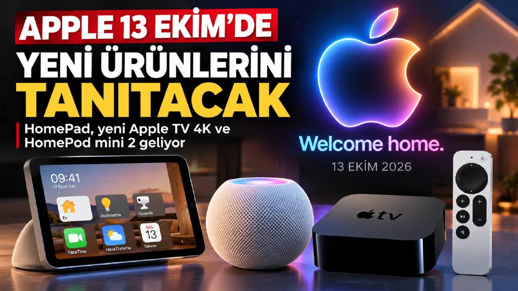 Apple 13 Ekim'de yeni ürünlerini tanıtacak