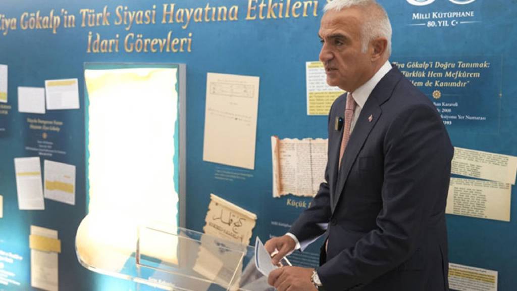 Ziya Gökalp'in fikri mirası Milli Kütüphane'de sergileniyor