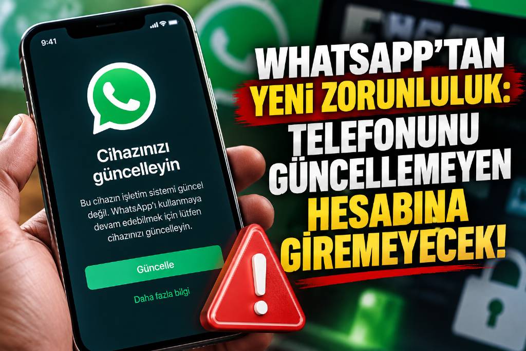 Whatsapp'tan kullanıcılara zorunluluk