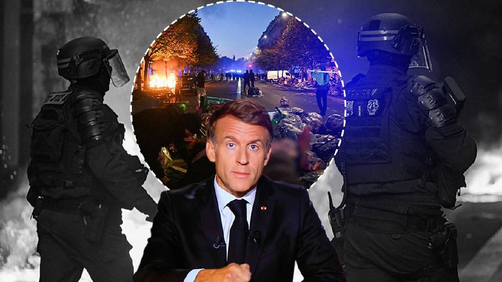 Macron'dan yağmacılara sert uyarı: Hiç kimse cezasız kalmayacak