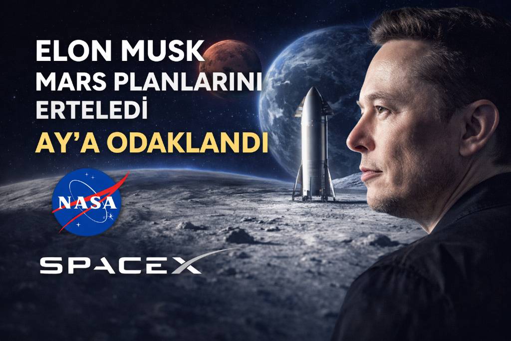 Elon Musk, Mars planını erteledi