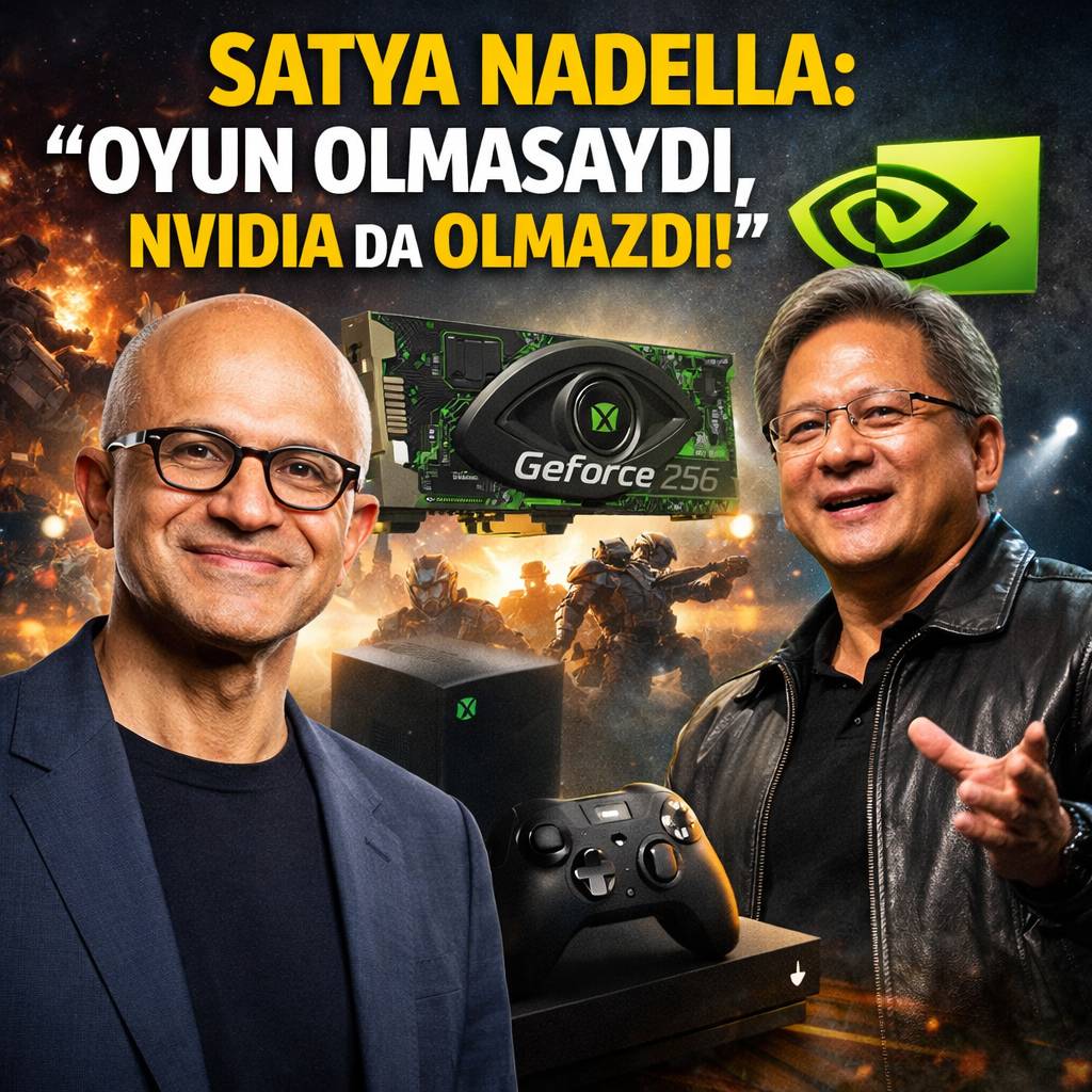 "Oyun sektörü olmasaydı, Nvdia bugün olmazdı"