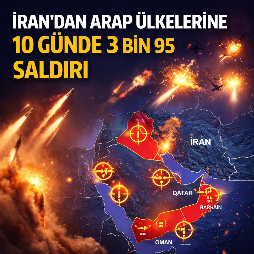 İran'dan Arap Ülkelerine 3 binden fazla saldırı