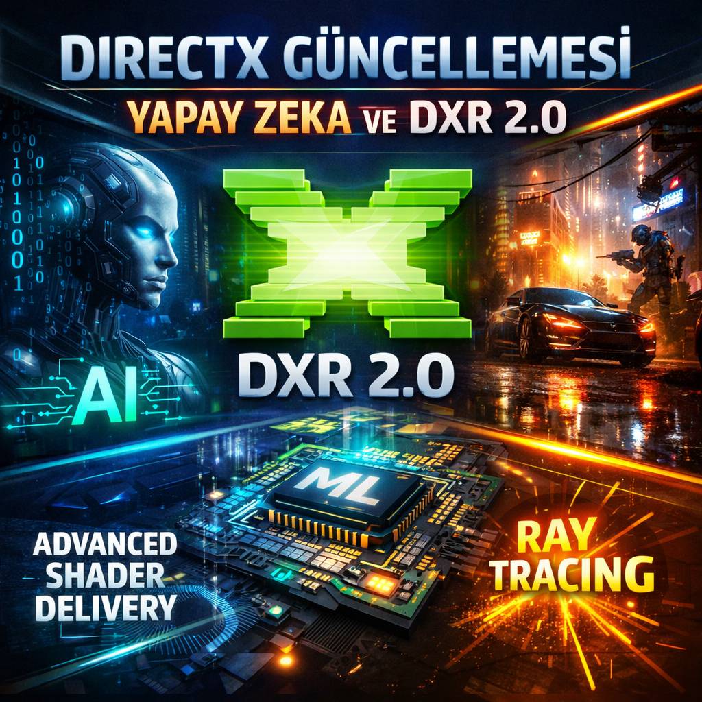 DirectX'e yapay zeka güncellemesi