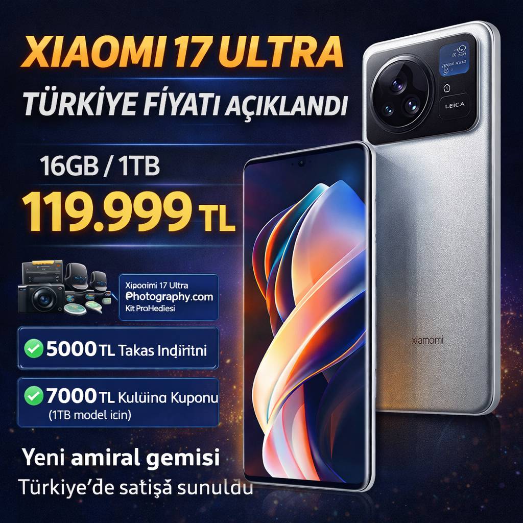 Xiaomi 17 Ultra Türkiye fiyatı açıklandı
