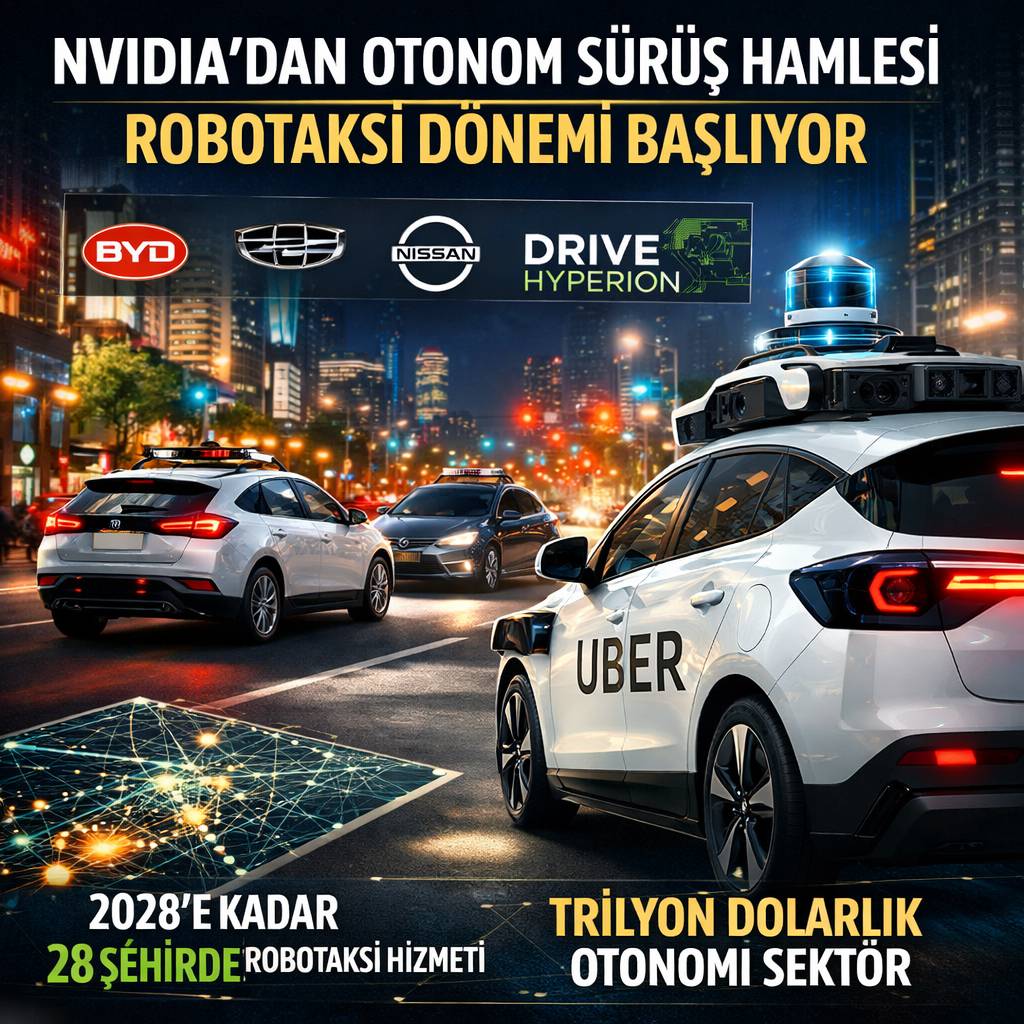 NVDIA'dan otonom sürüş hamlesi