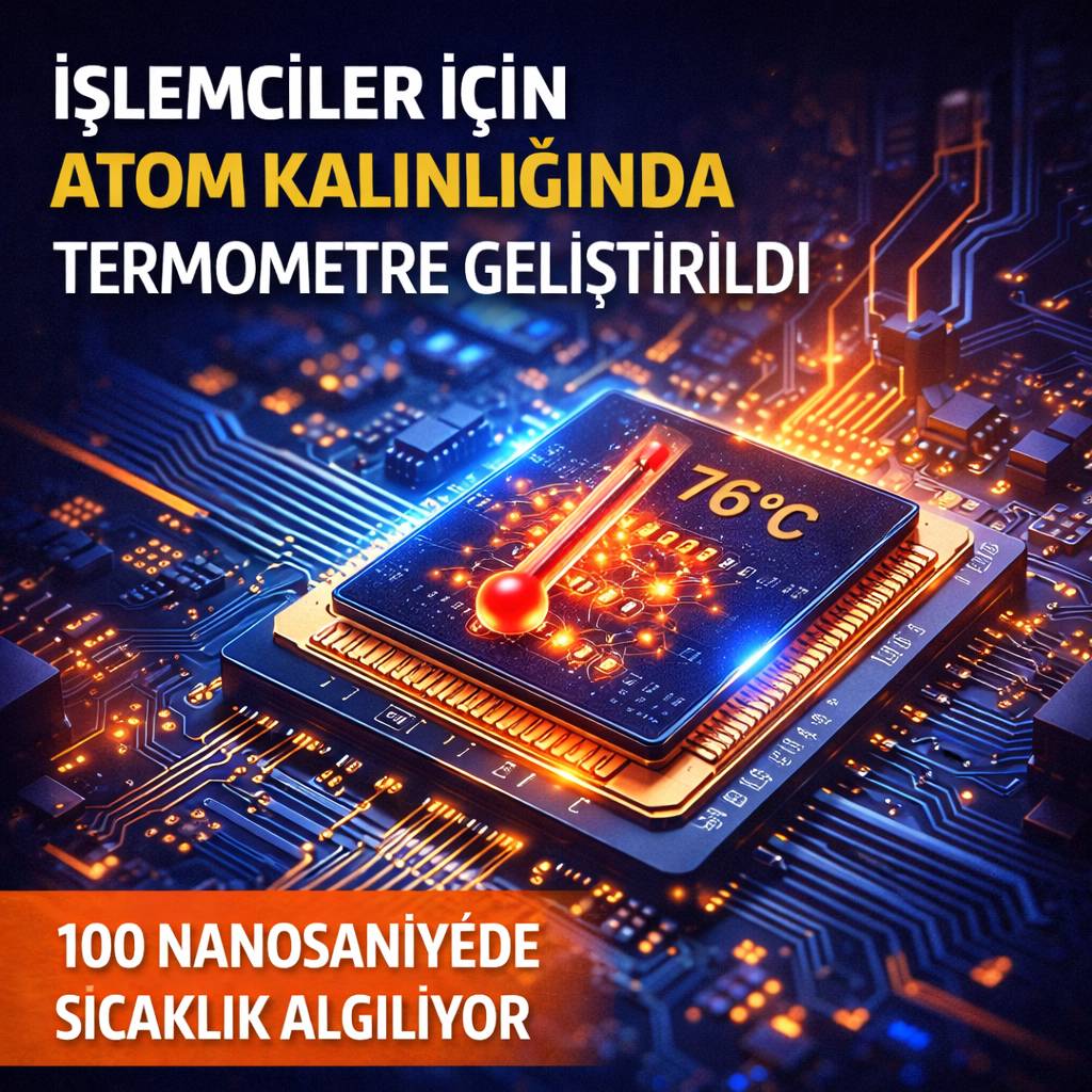 İşlemciler için nano ısı sensörü
