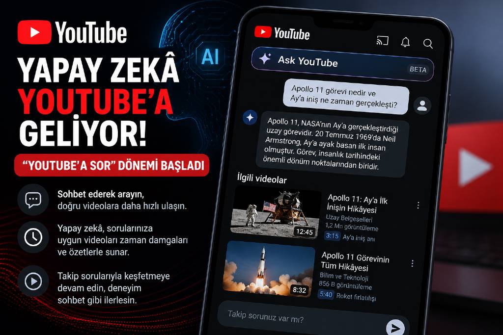 "Youtube'a sor" özelliği test ediliyor
