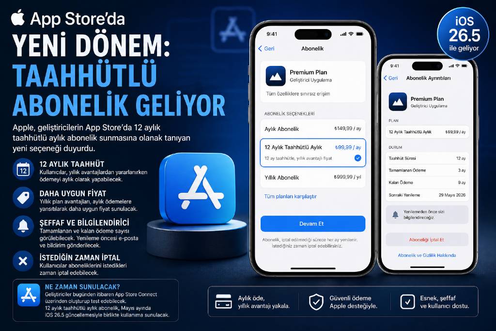 Apple App Store'da yeni model