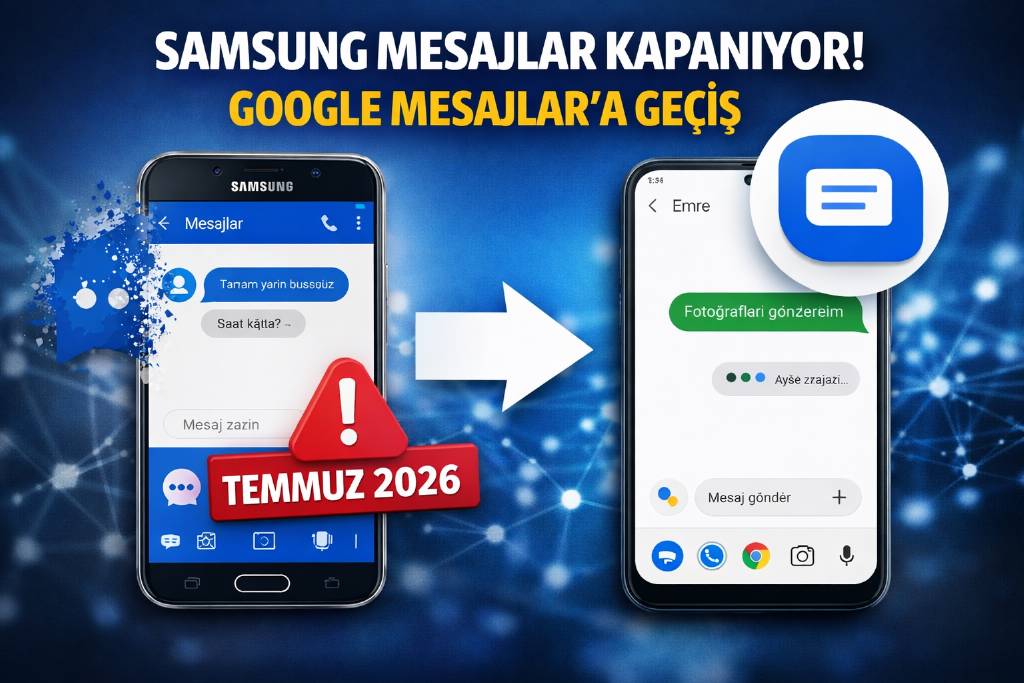 Samsung mesajlar kapanıyor