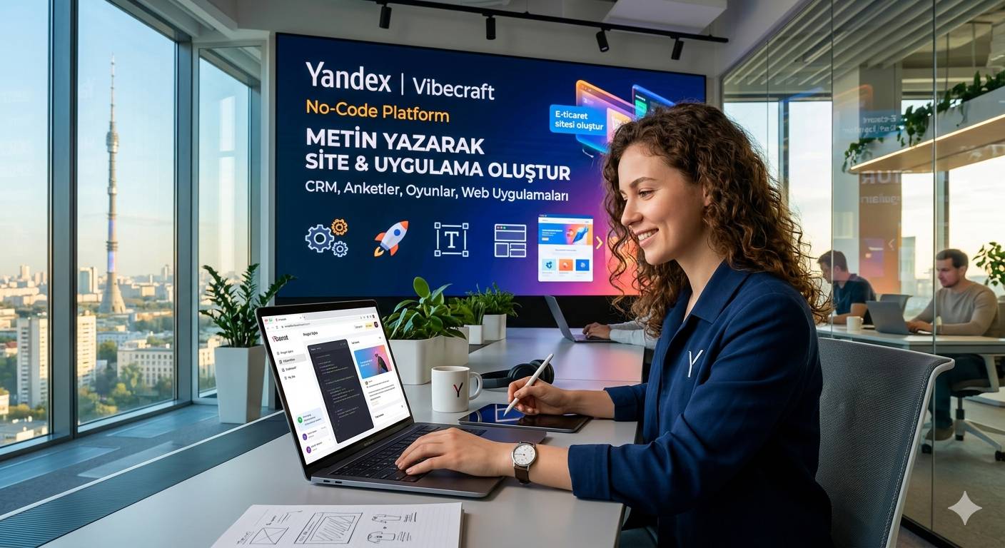 Yandex'ten kod yazmadan site oluşturan AI hamlesi
