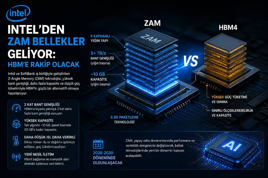 Intel'den HBM'e rakip hamle