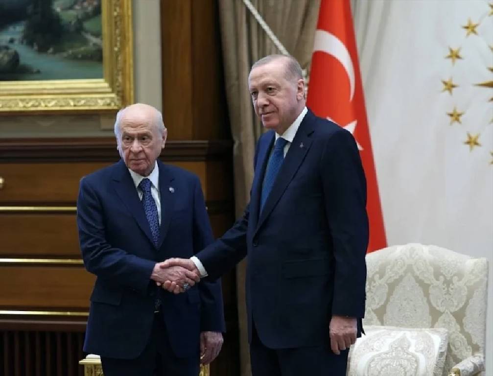 Cumhurbaşkanı, Bahçeli'yi kabul etti