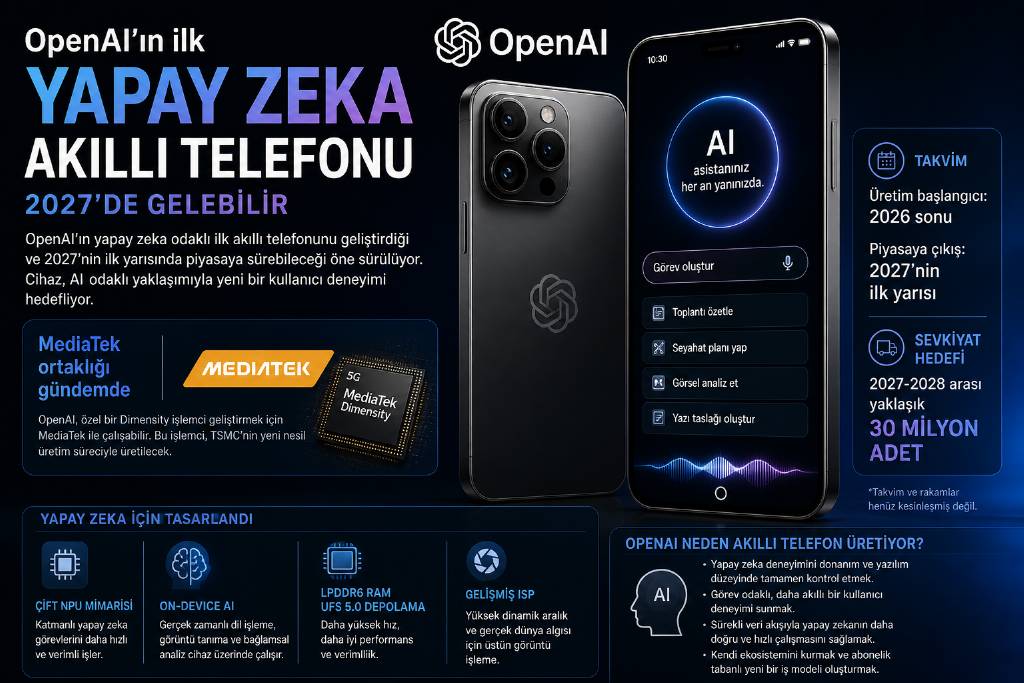 Open AI'ın yapay zekalı telefonu yolda