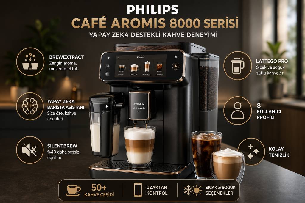 Yapay zeka destekli kahve makinesi geliyor