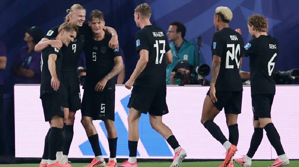 Haaland'dan duble, Norveç son 32'de