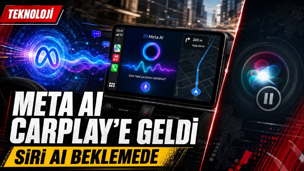 Meta AI, Apple Carplay'e geldi