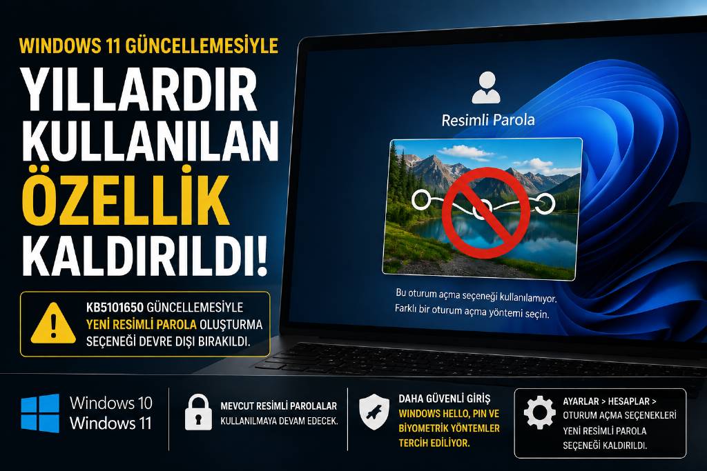 14 yıllık özelllik Microsoft'tan kaldırıldı