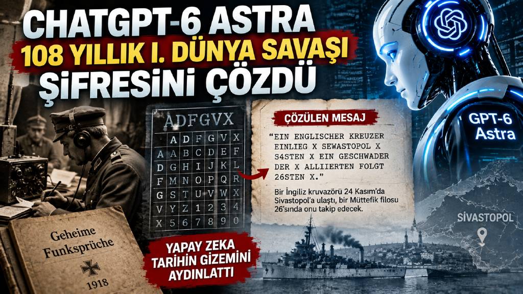 Yapay Zeka 108 yıllık 1. Dünya Savaşı şifresini çözdü