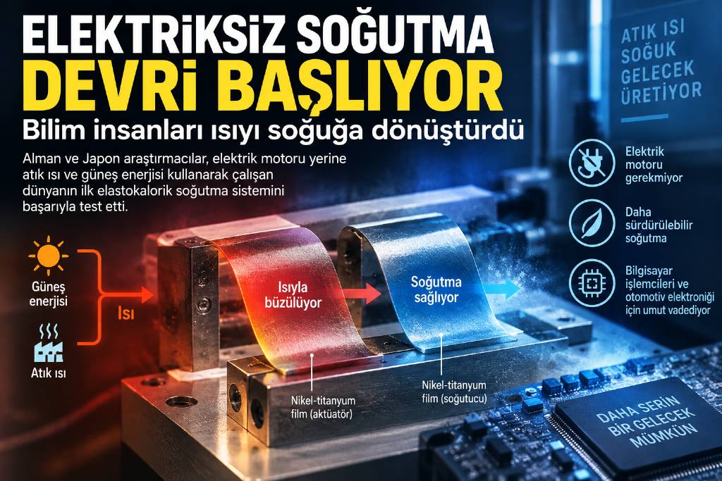 Isıdan soğuk üreten yeni sistem geliştirildi