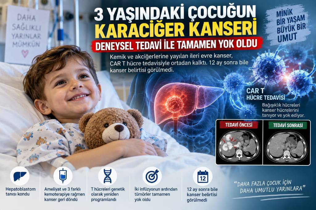 İleri evre kanser deneysel tedaviyle yok oldu