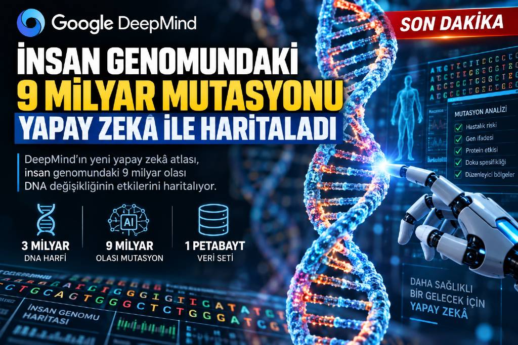 "3 Milyar DNA harfi mercek altında"